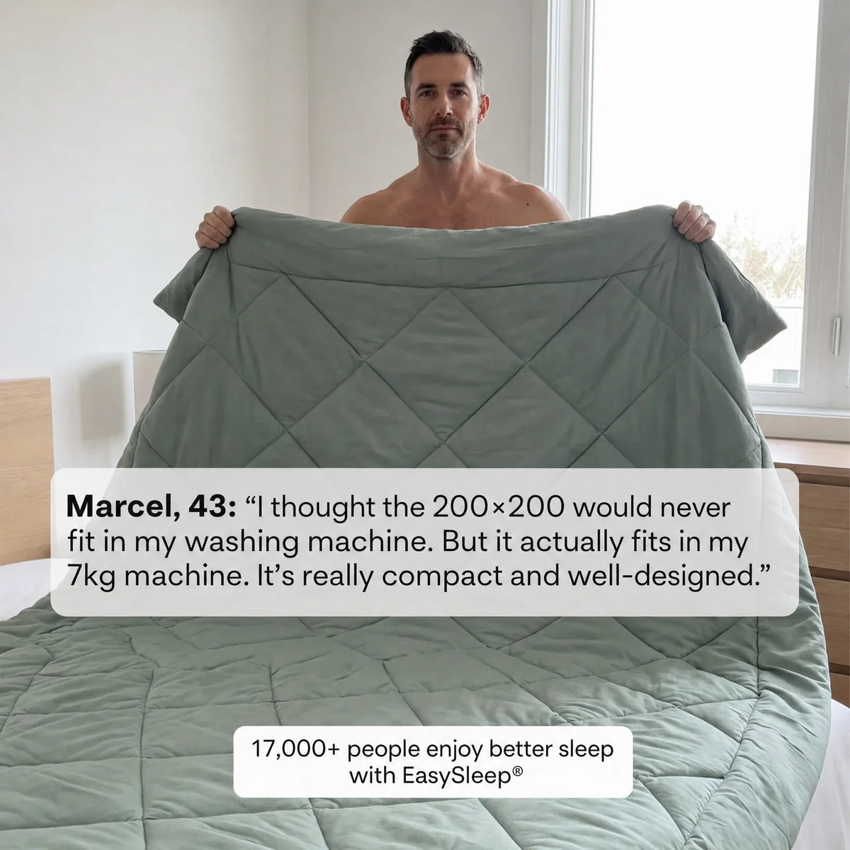 Sunset Orange | EasySleep® Duvet